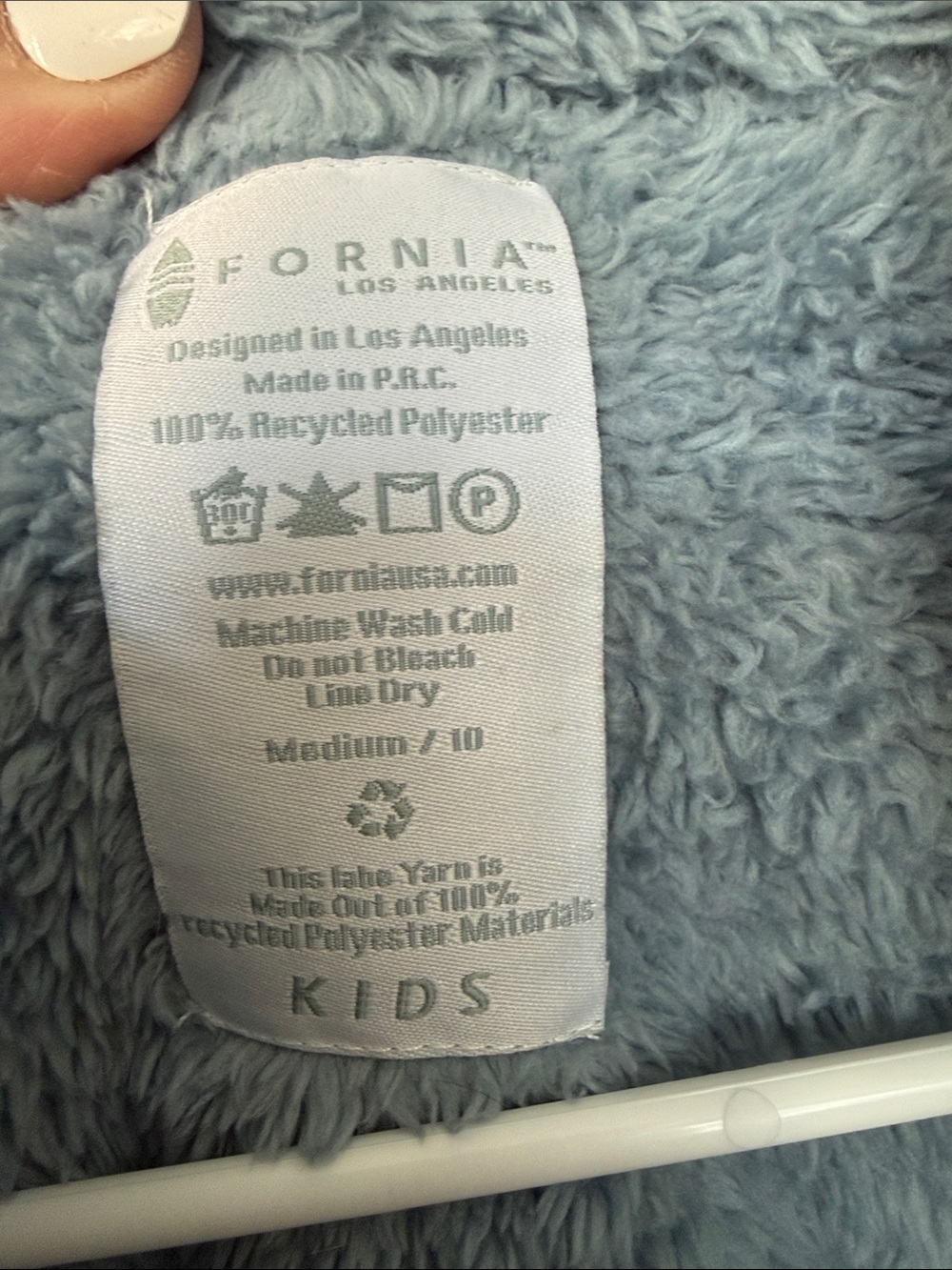 Kids Jacket - Light Blue - Picture 2 of 5
